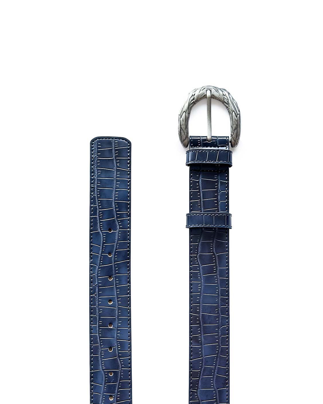 Imperial Belt Navy Croco