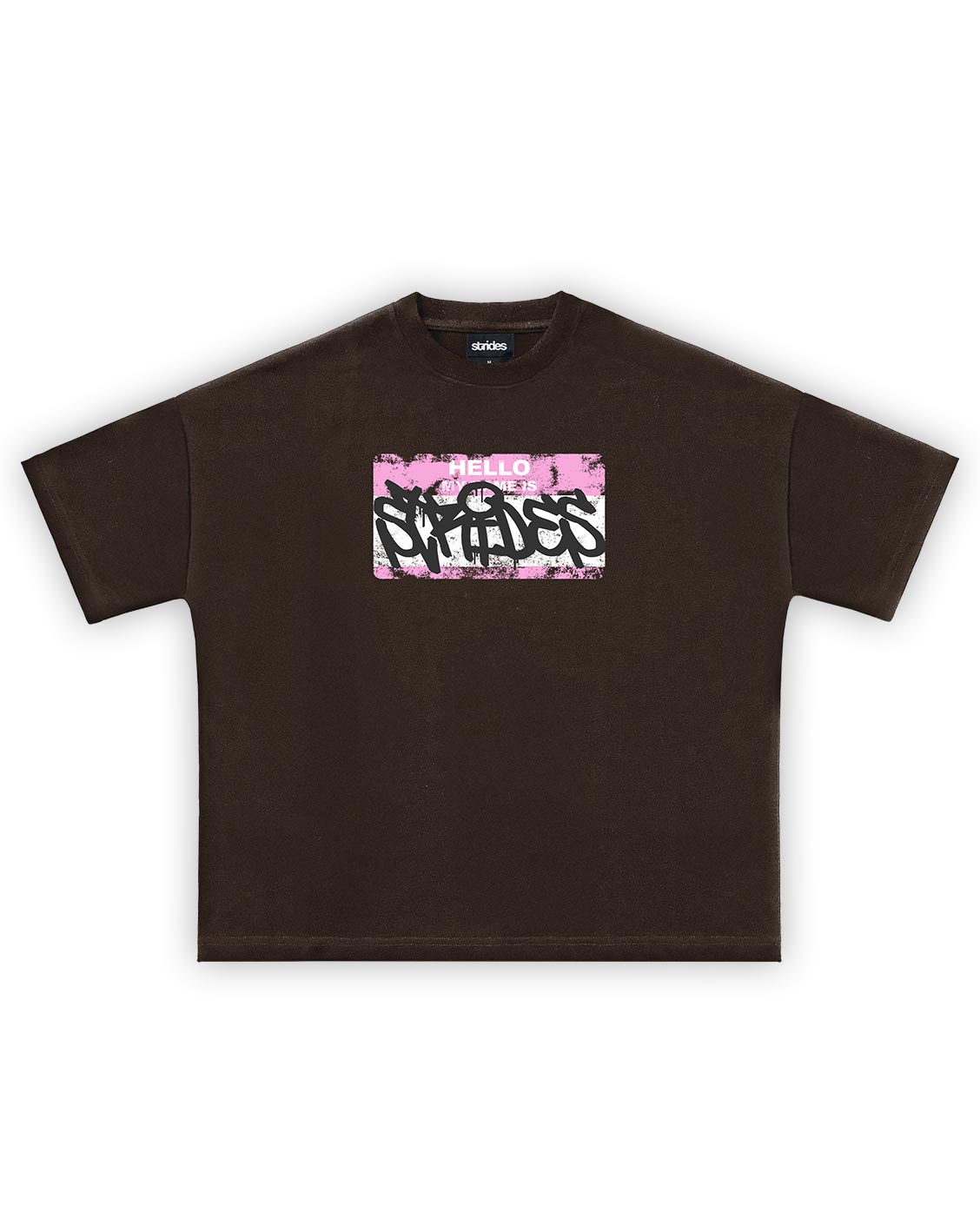 Street ID Tee Dark Brown