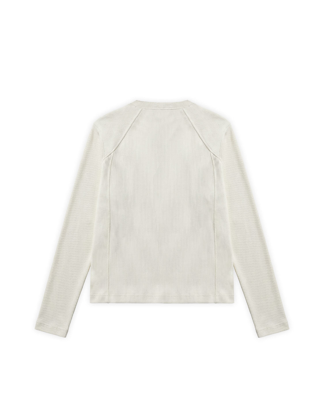 Heavy Slim Rib Longsleeve Cream
