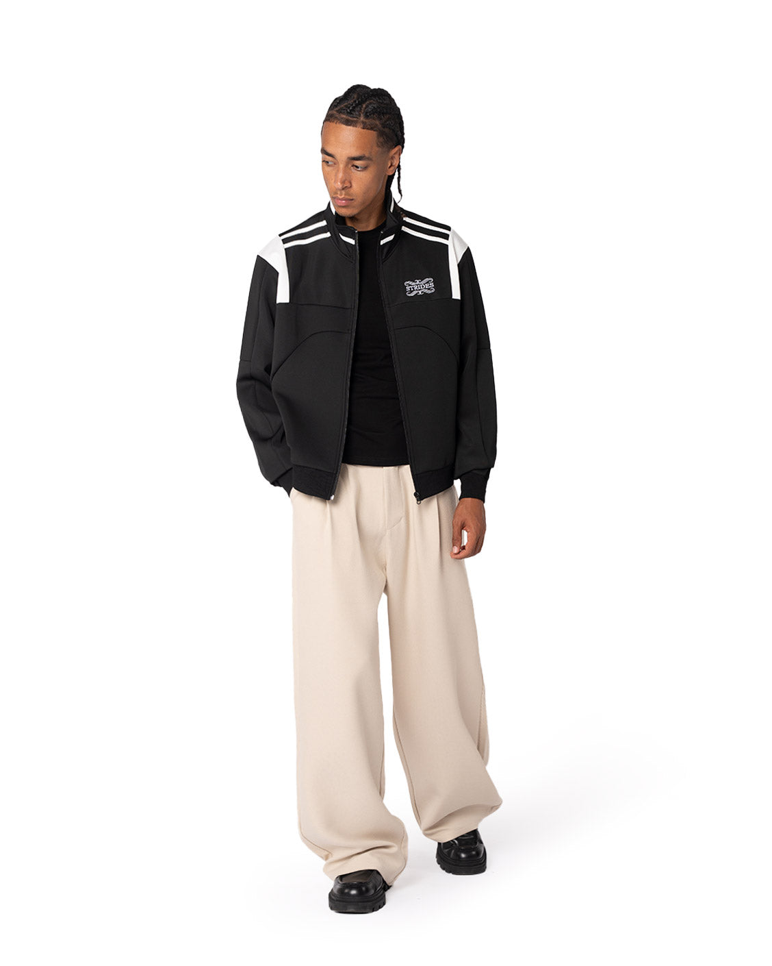 Crest Track Jacket Black