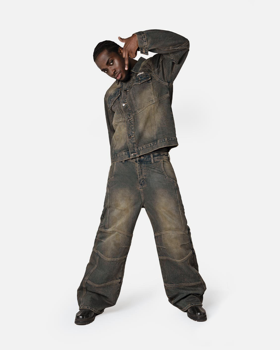 Miner Denim, product view 1 on a light grey background