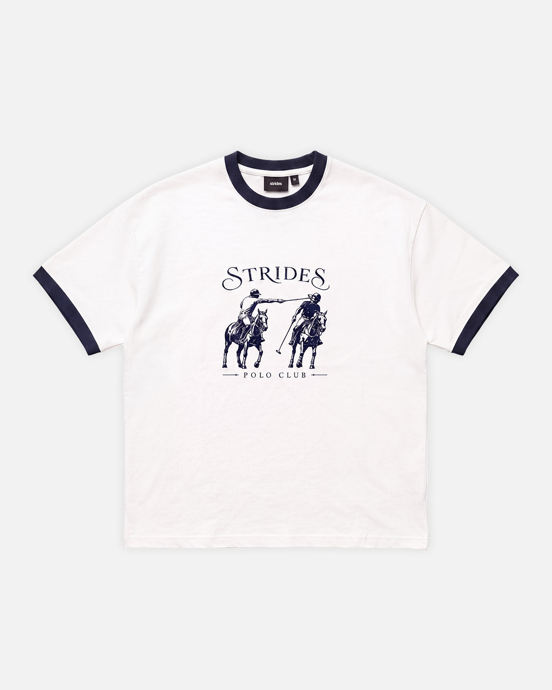 Rude Polo Tee, flat lay, front view on a light grey background
