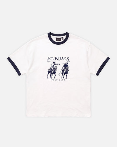 Rude Polo Tee, flat lay, front view on a light grey background