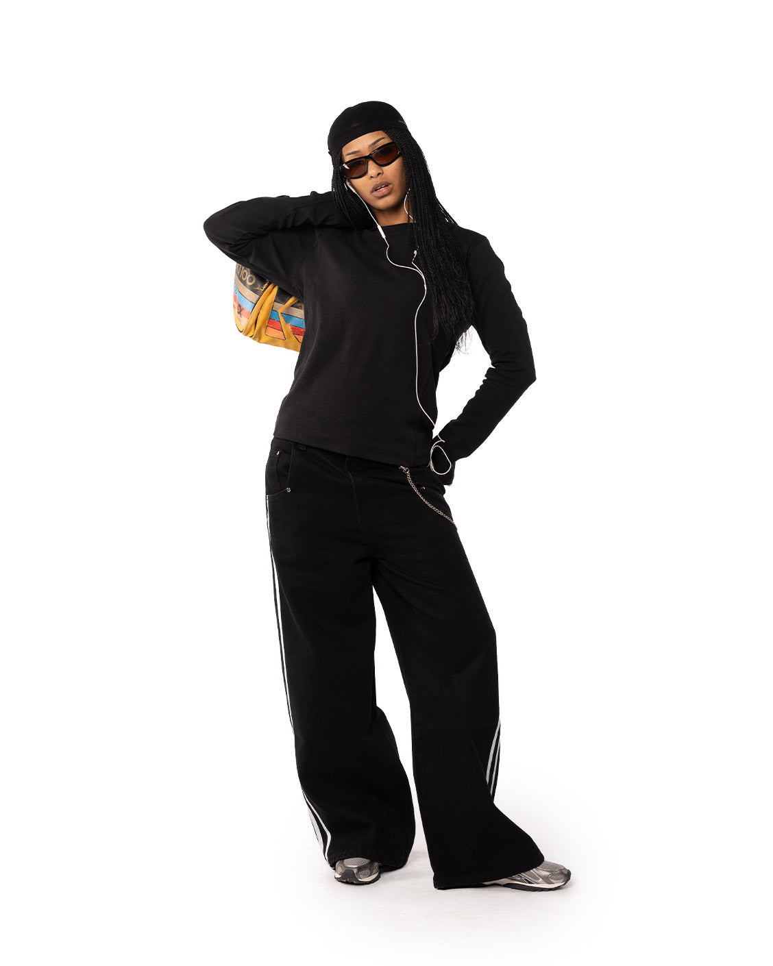 Heavy Slim Rib Longsleeve Black