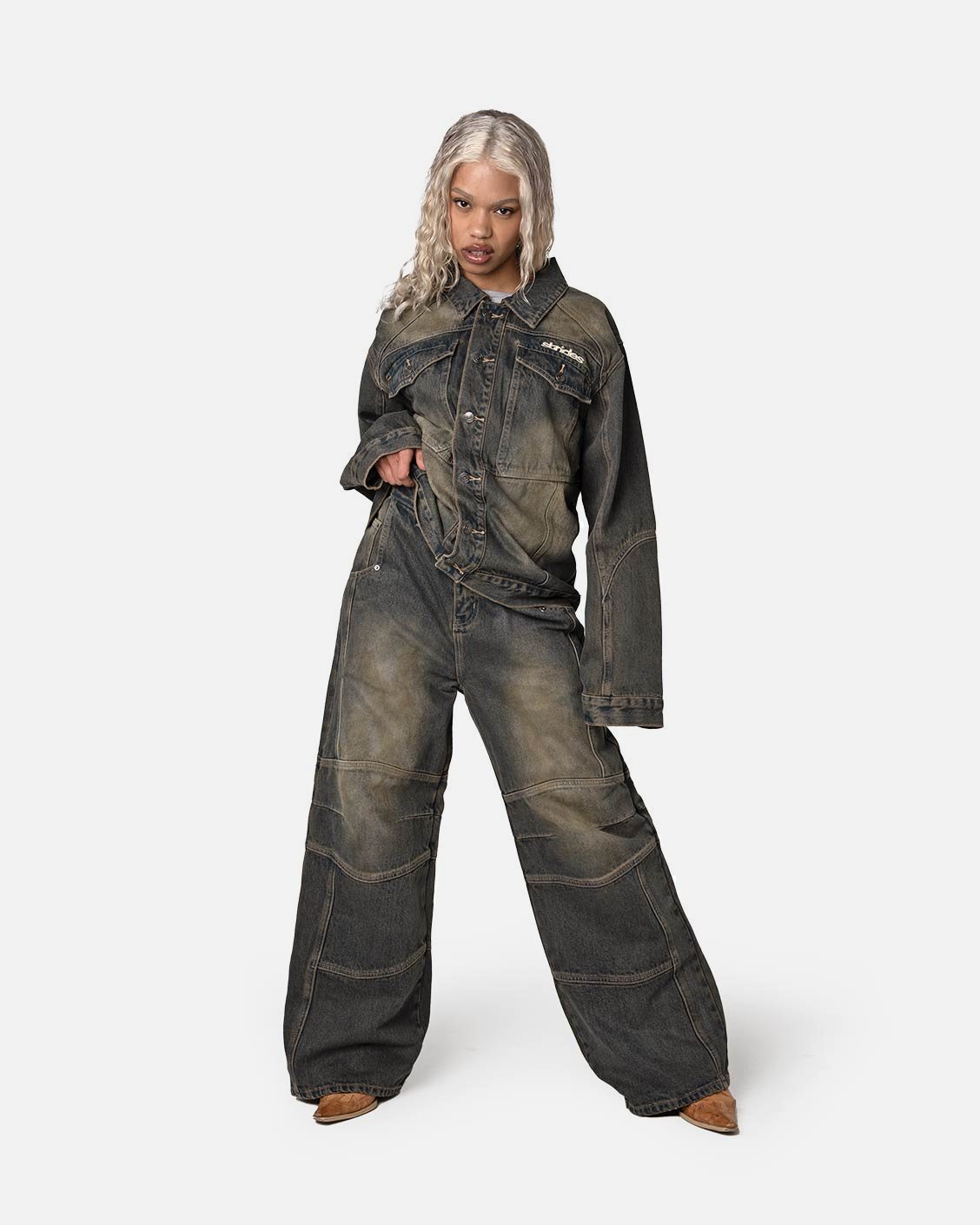 Miner Denim Jacket, product view 5 on a light grey background