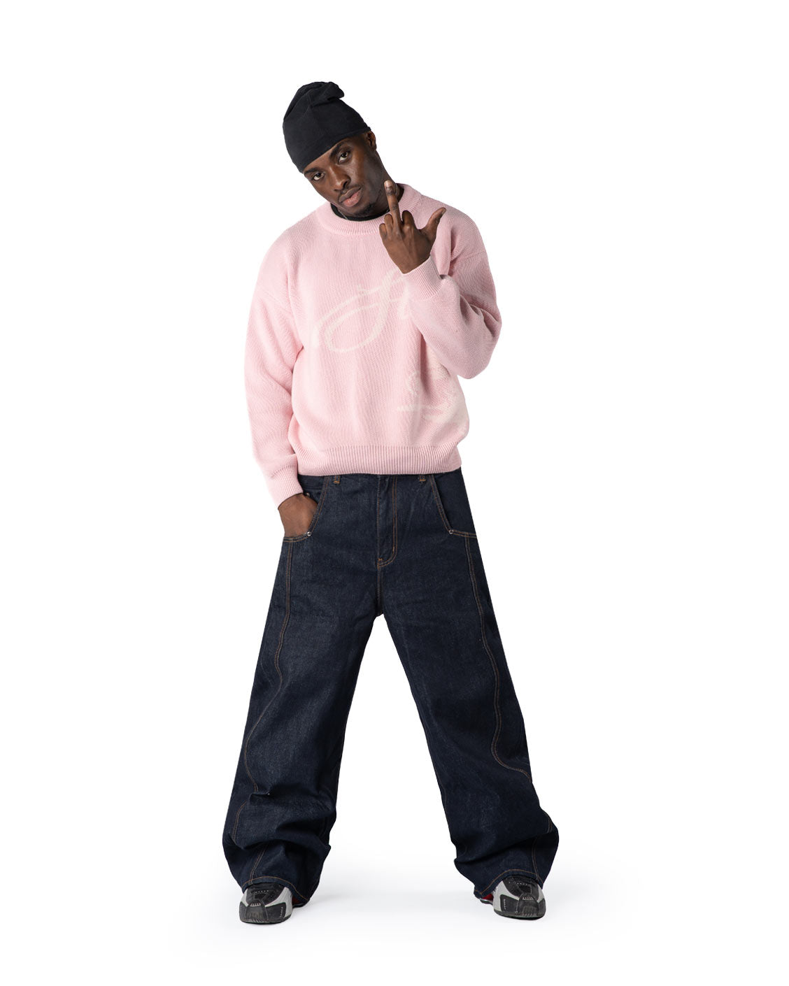 Echoes Knit Sweater Pink