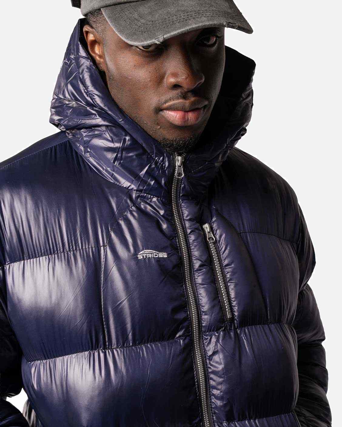 Void Puffer Navy, product view 7 on a light grey background