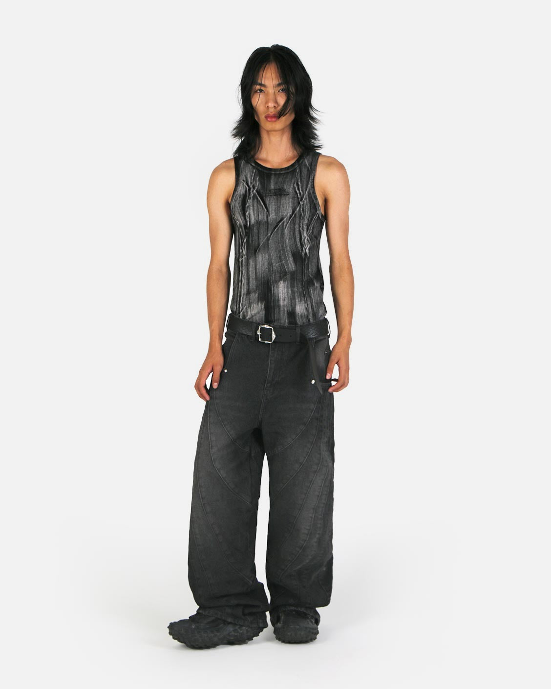 Brushed Tank Top, product view 1 on a light grey background