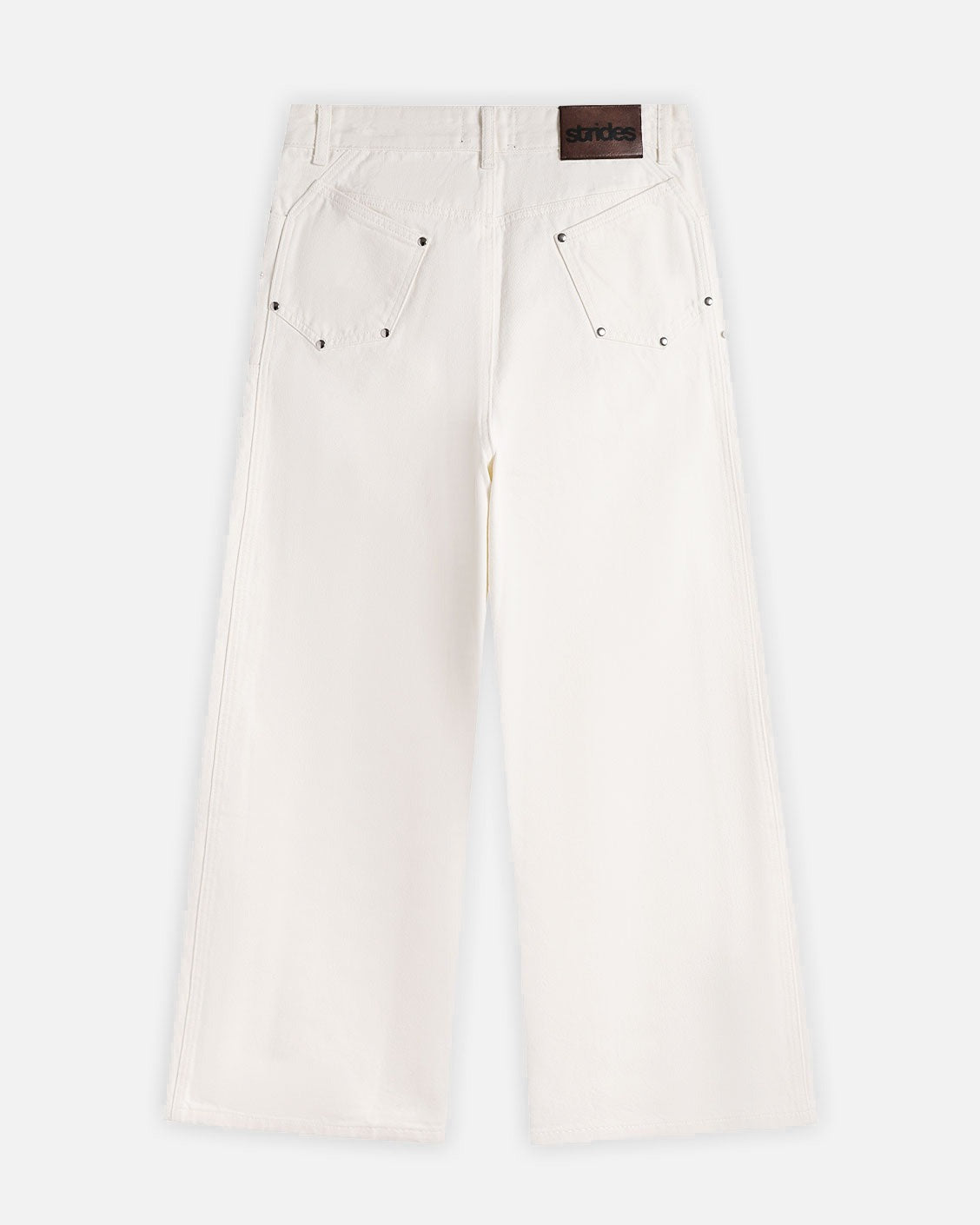 Fracture Denim Cream White, product view 4 on a light grey background