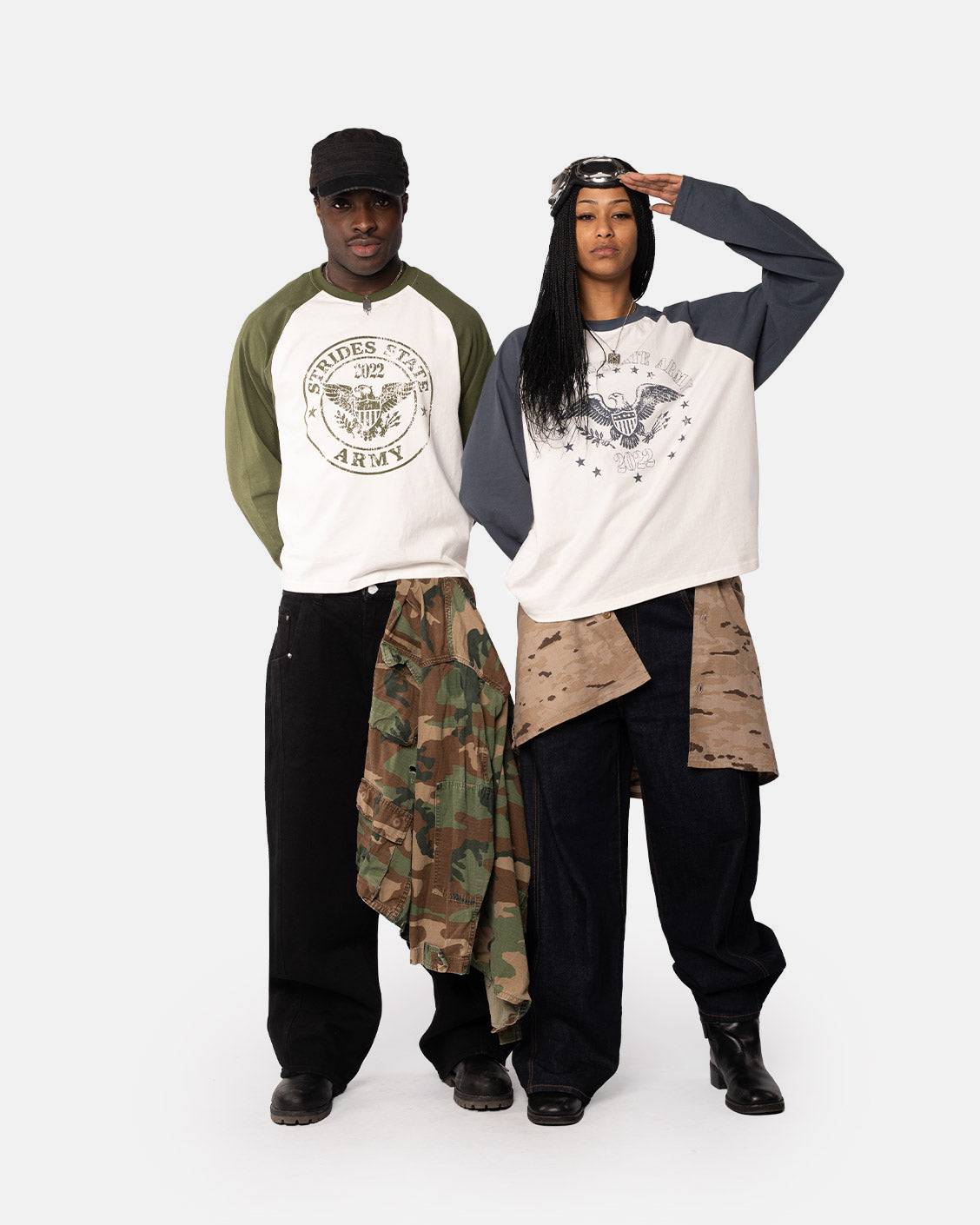 Army Raglan Longsleeve Olive