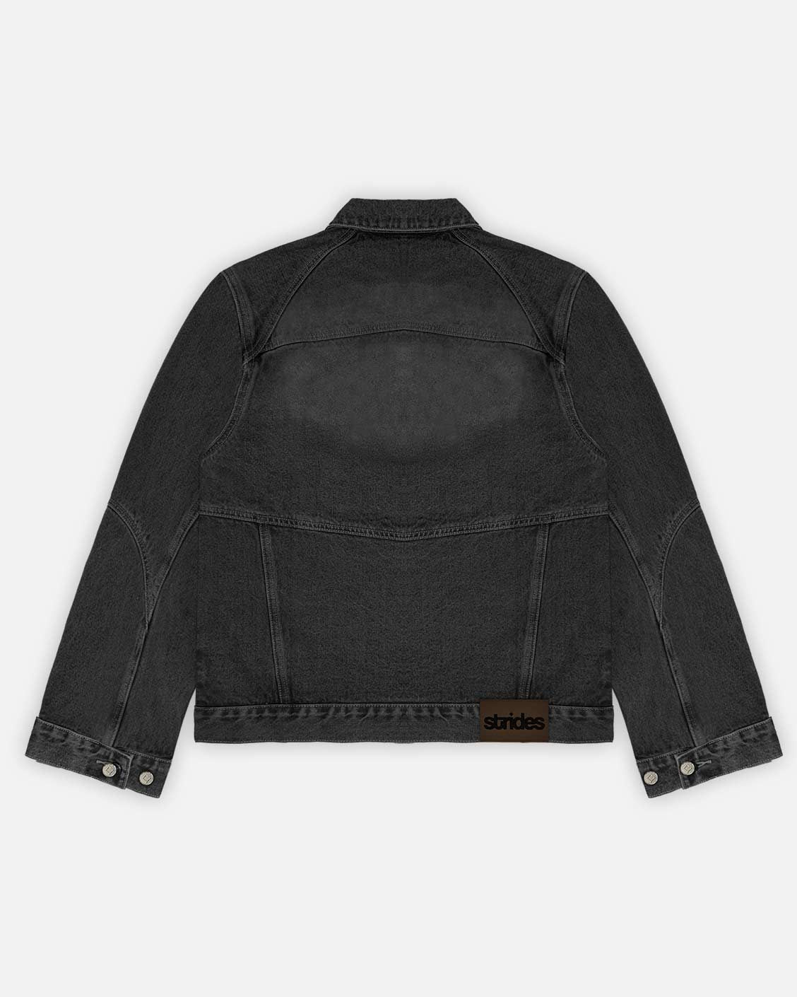 Coal Denim Jacket, product view 7 on a light grey background