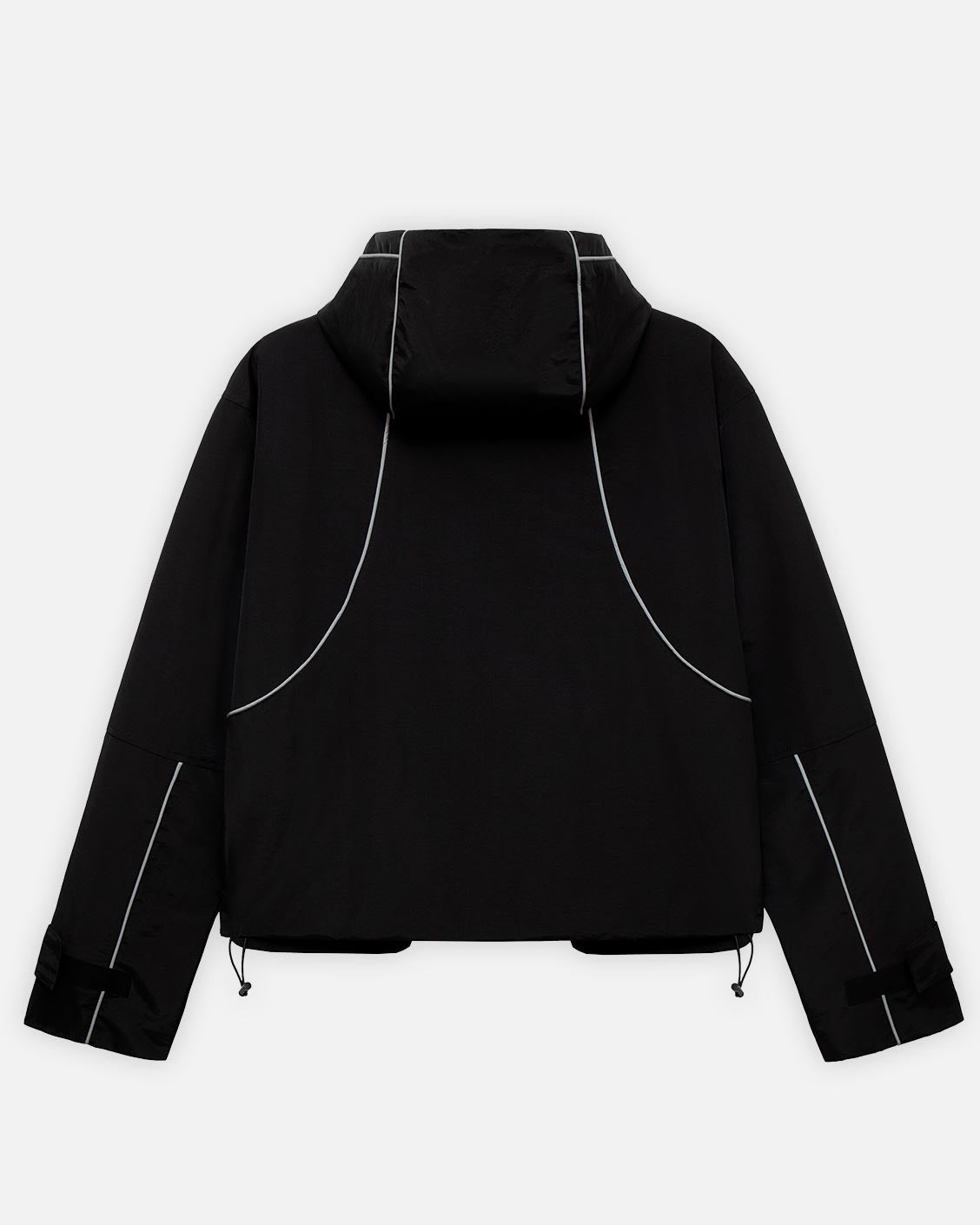 Tech Jacket Black, product view 7 on a light grey background
