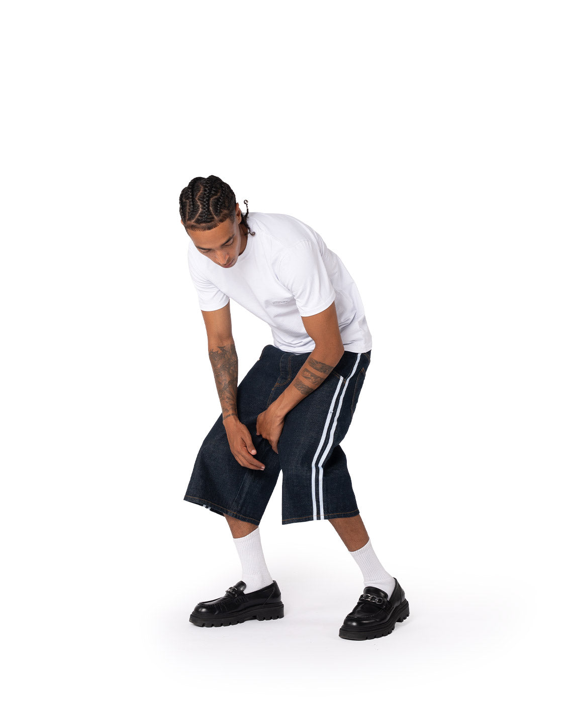 Raw Denim Soccer Jorts