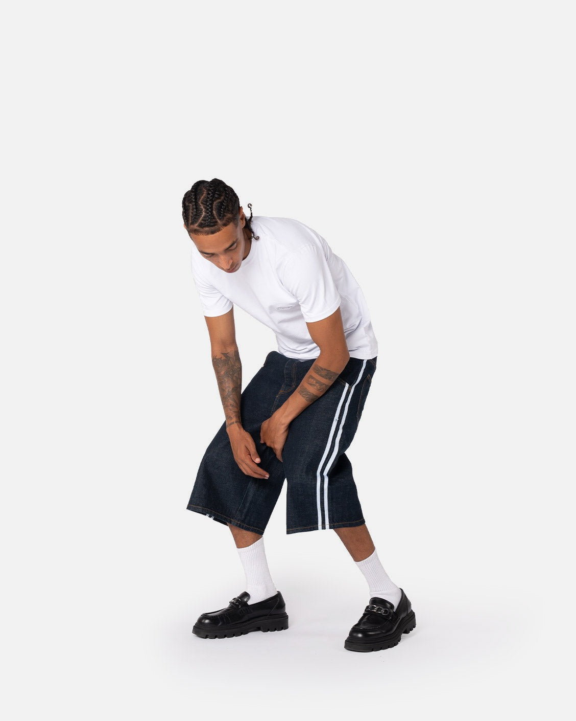 Raw Denim Soccer Jorts