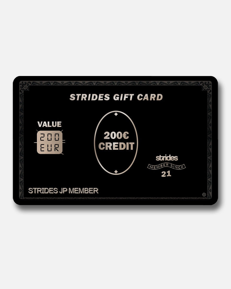 Strides Gift Card, product view 5 on a light grey background