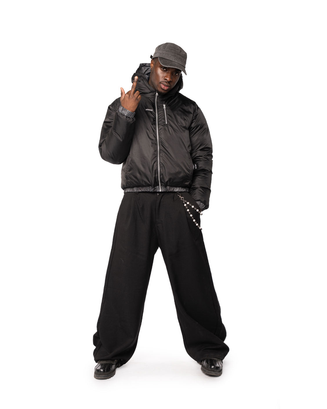 Reversible Ash Cord Puffer