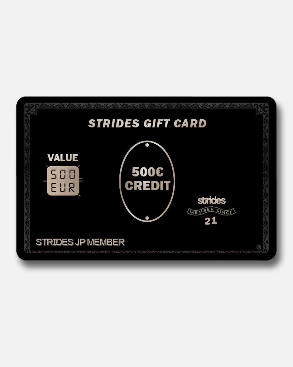 Strides Gift Card, product view 6 on a light grey background