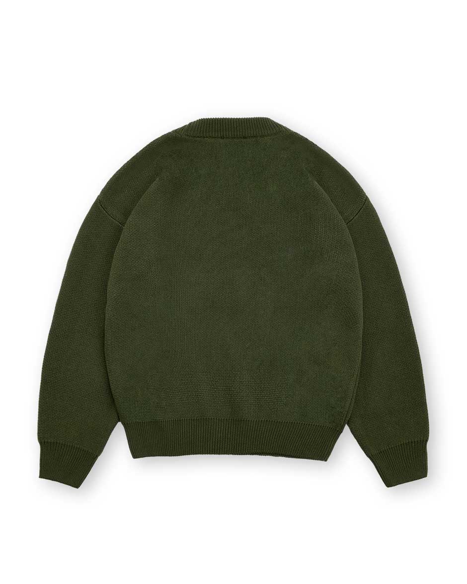 Echoes Knit Sweater Olive