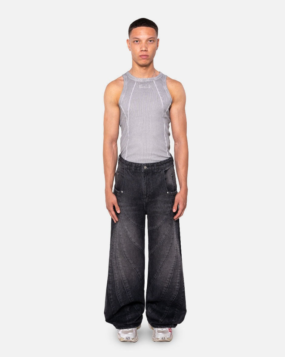 Multiclaw Denim Black, front view on a light grey background