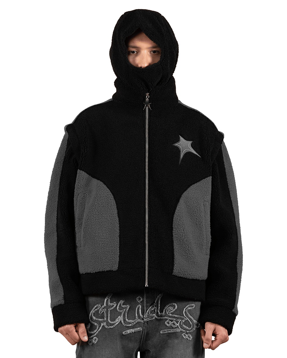 Detachable Fleece Black