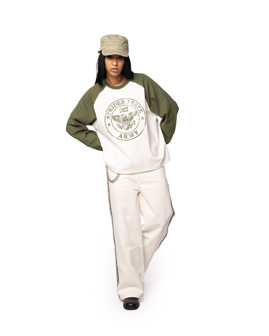 Army Raglan Longsleeve Olive