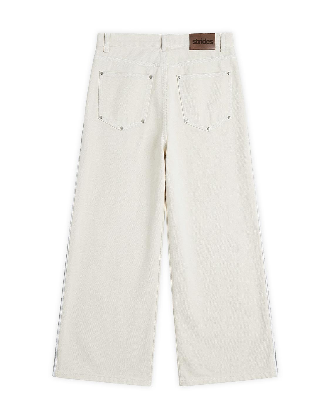 Track Denim White Leo