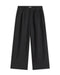Tailored Pleat Pants Black
