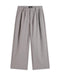Tailored Pleat Pants Light Grey