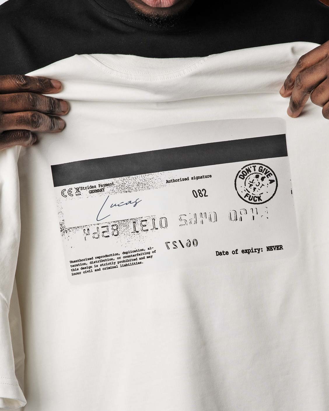 Free Credit Card Tee Cream | 1/1 Customized