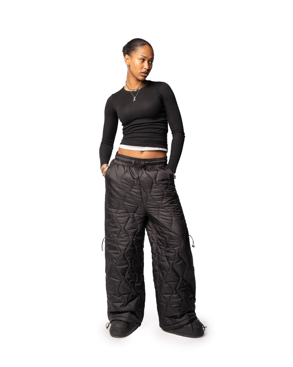 Onyx Puffer Pants