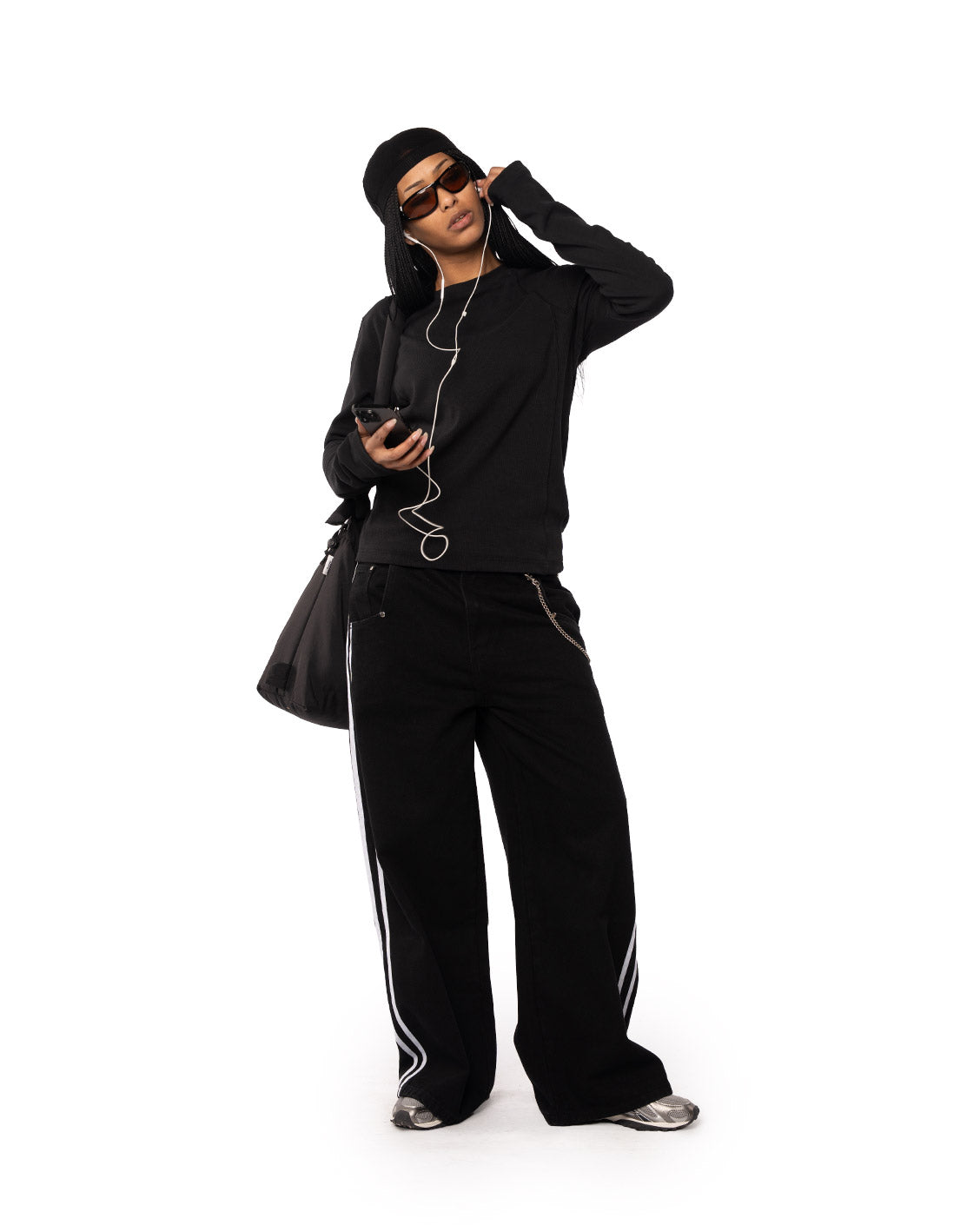 Heavy Slim Rib Longsleeve Black