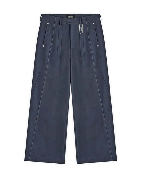 Wide-Leg Pants, Office Quicky Navy | Strides JP