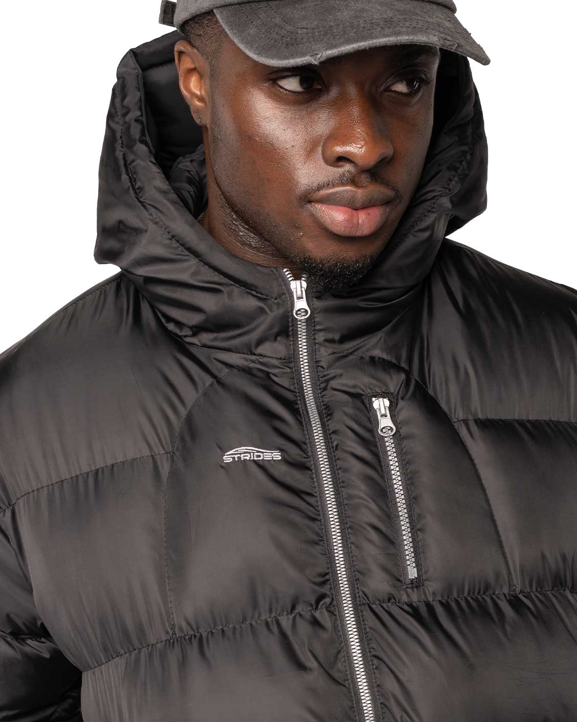 Puffer Jacket, Apex Black | Strides JP