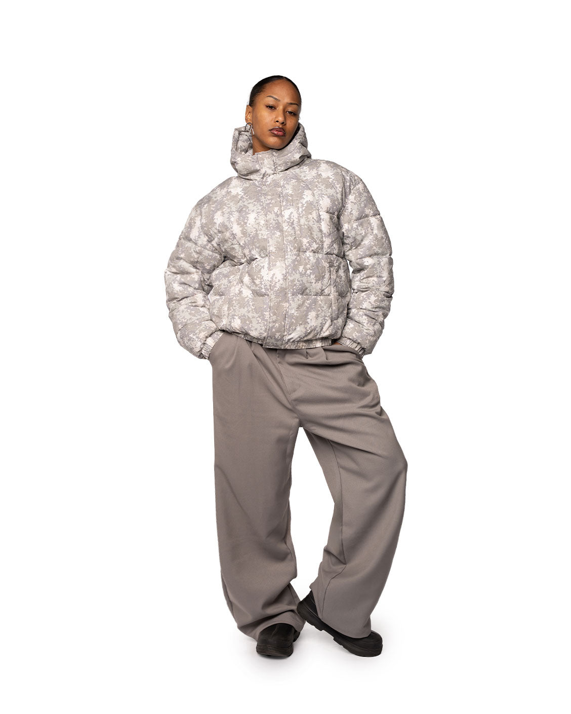 Apex Puffer Snow Camou