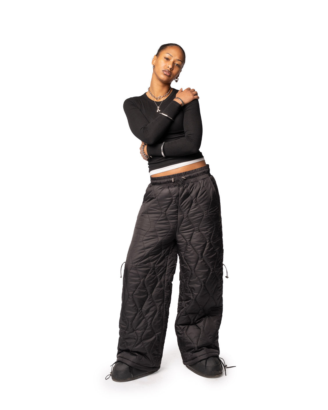 Puffer Pants, Onyx | Strides JP