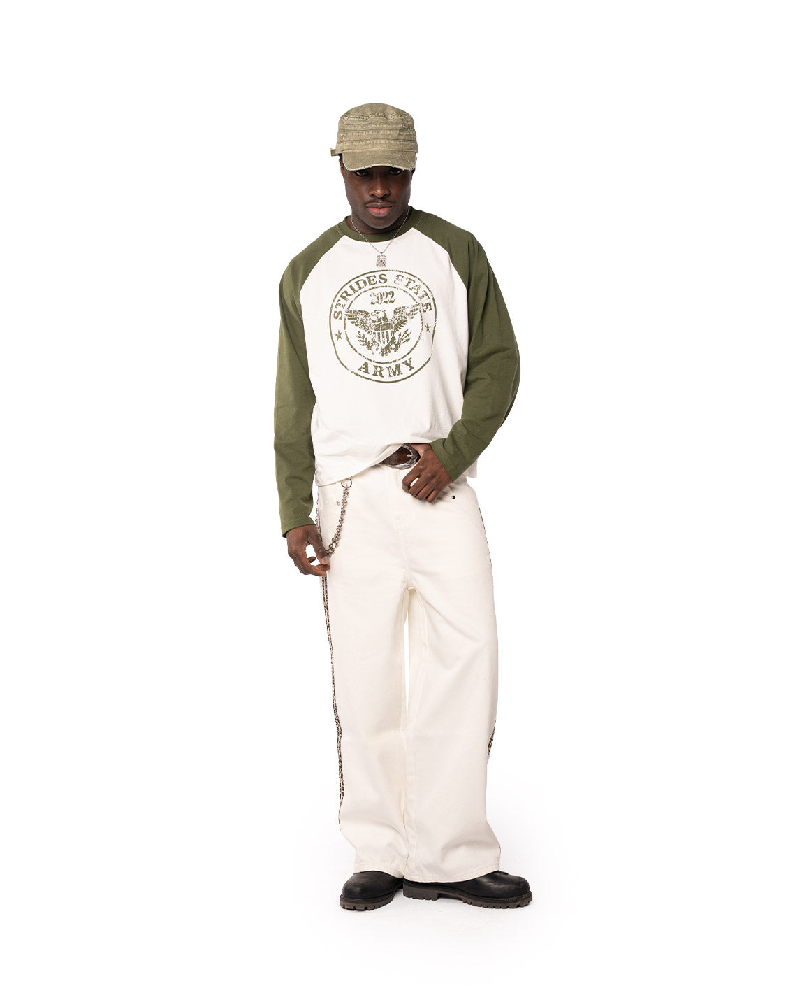 Army Raglan Longsleeve Olive