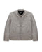 Biker Leather Jacket Vintage Grey