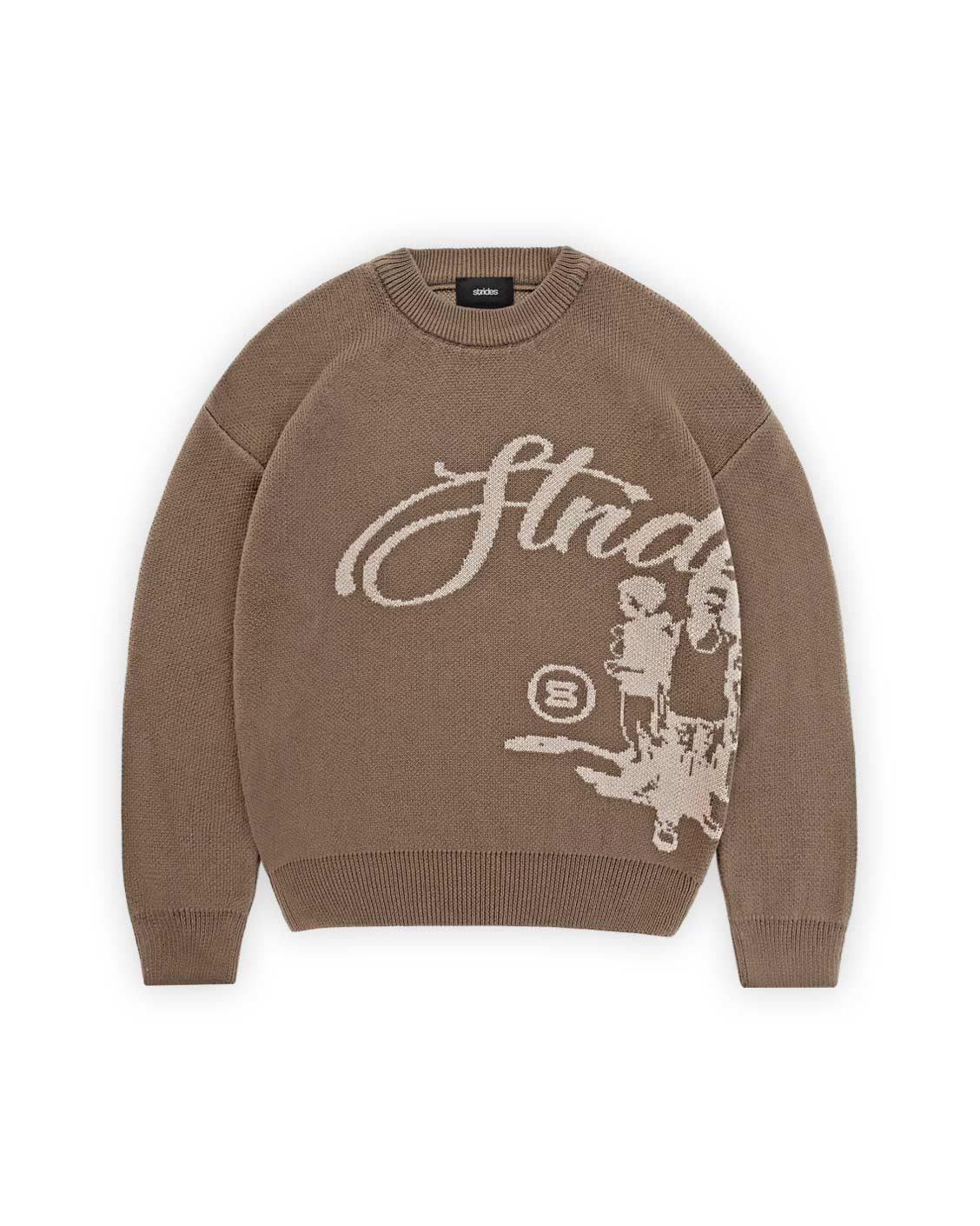 Echoes Knit Sweater Brown | Strides