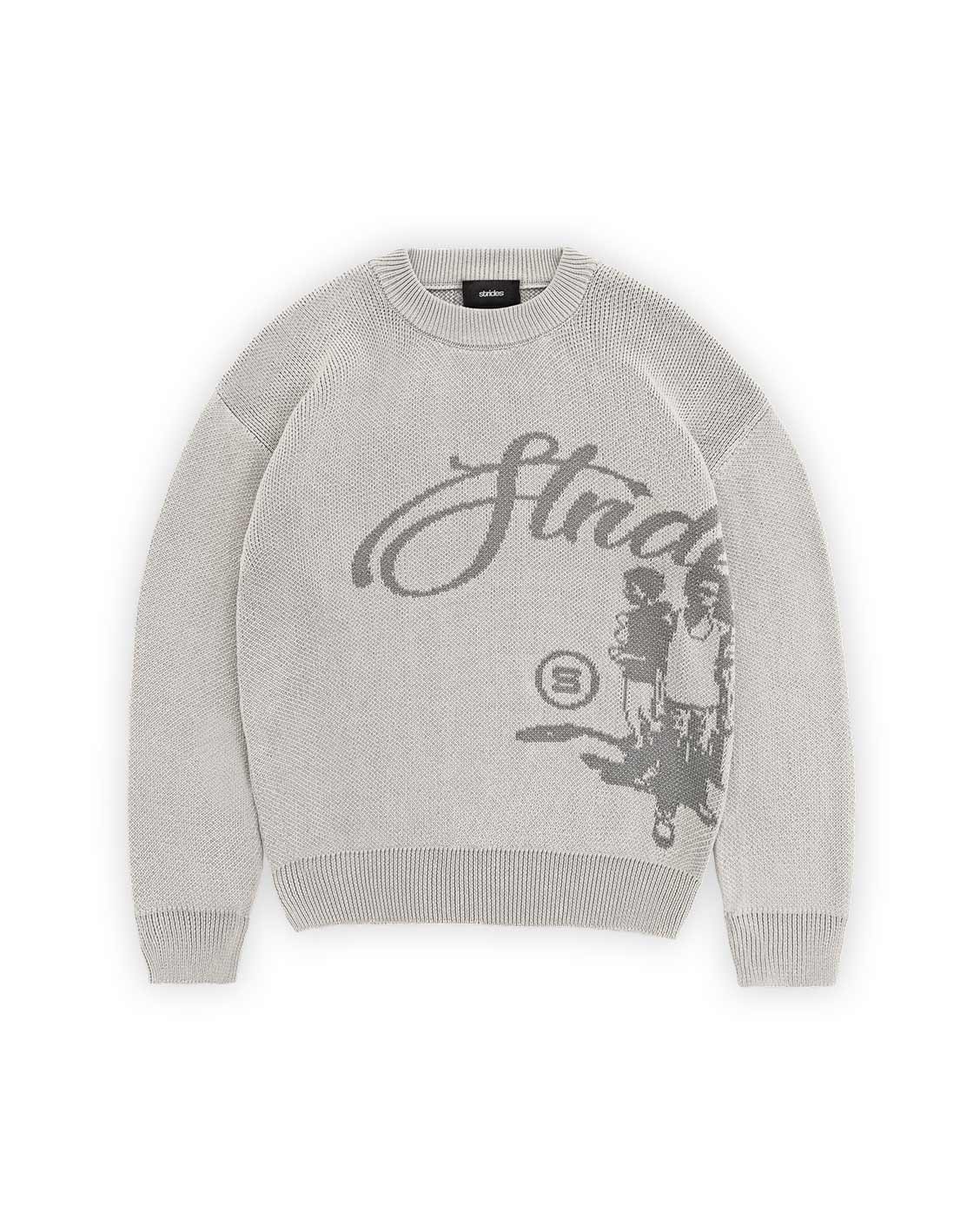 Echoes Knit Sweater Light Grey | Strides