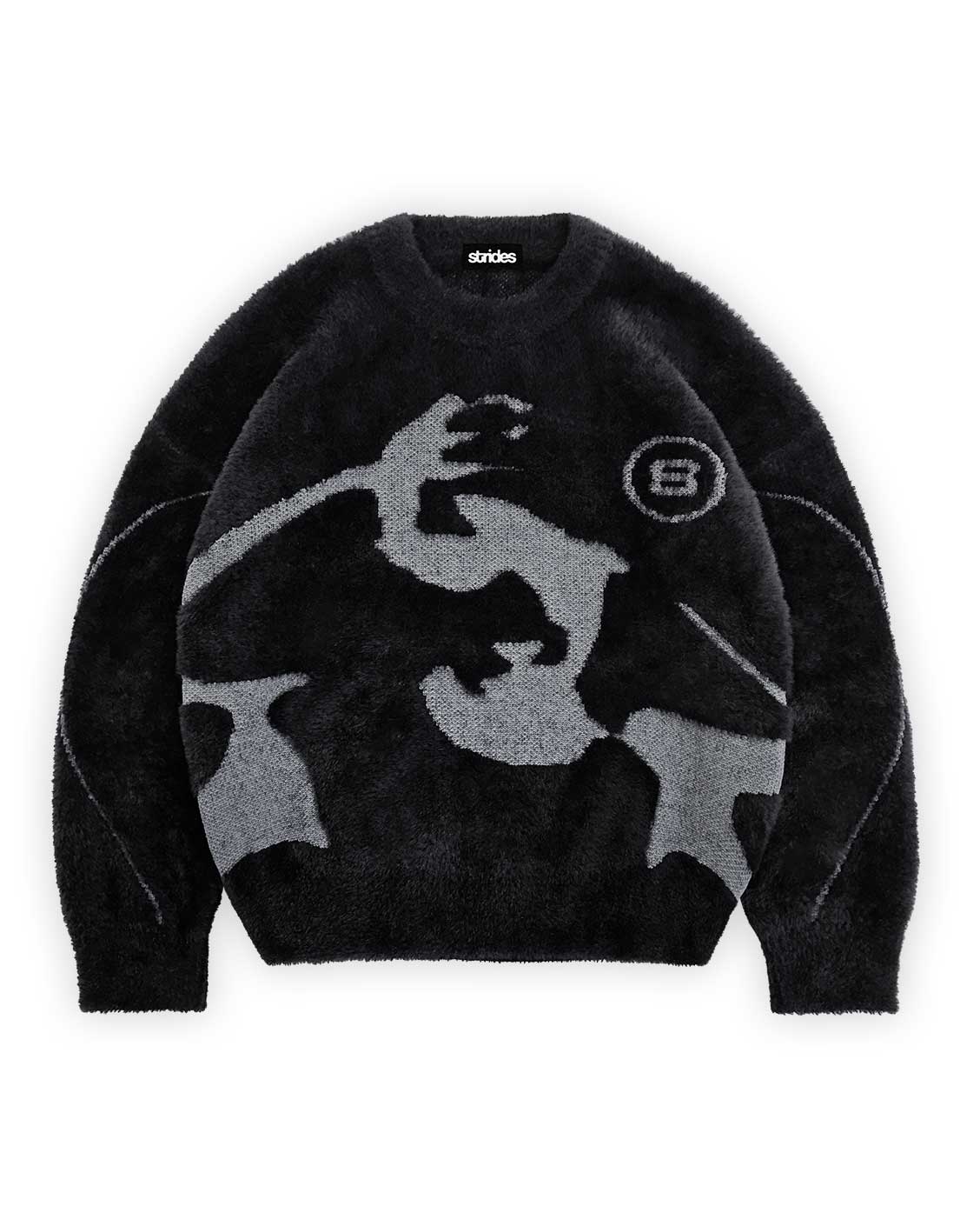 Fusion Mohair Sweater Black | Strides