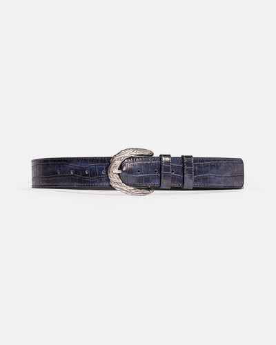 Imperial Belt Navy Croco