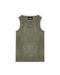 Line Tank Top Olive Oil Wash
