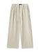 Tailored Pleat Pants Beige