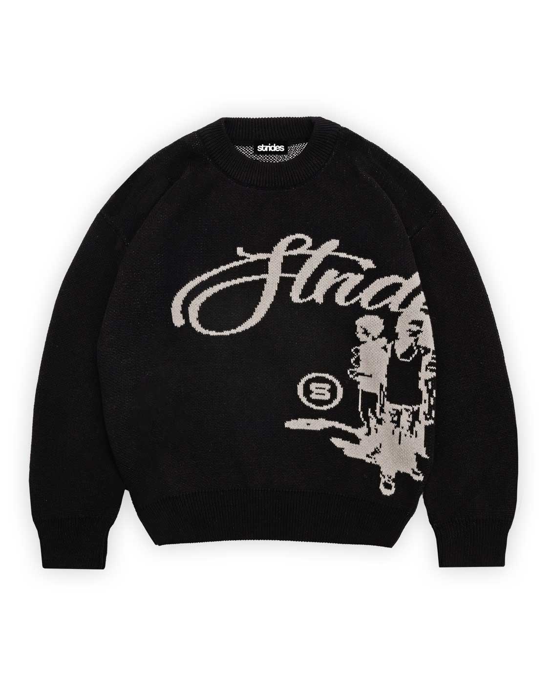 Echoes Knit Sweater Black