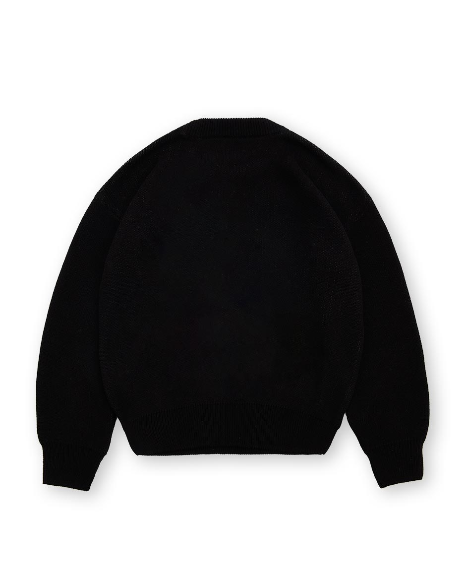 Echoes Knit Sweater Black