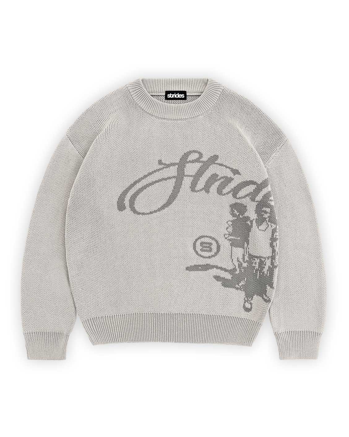 Echoes Knit Sweater Light Grey