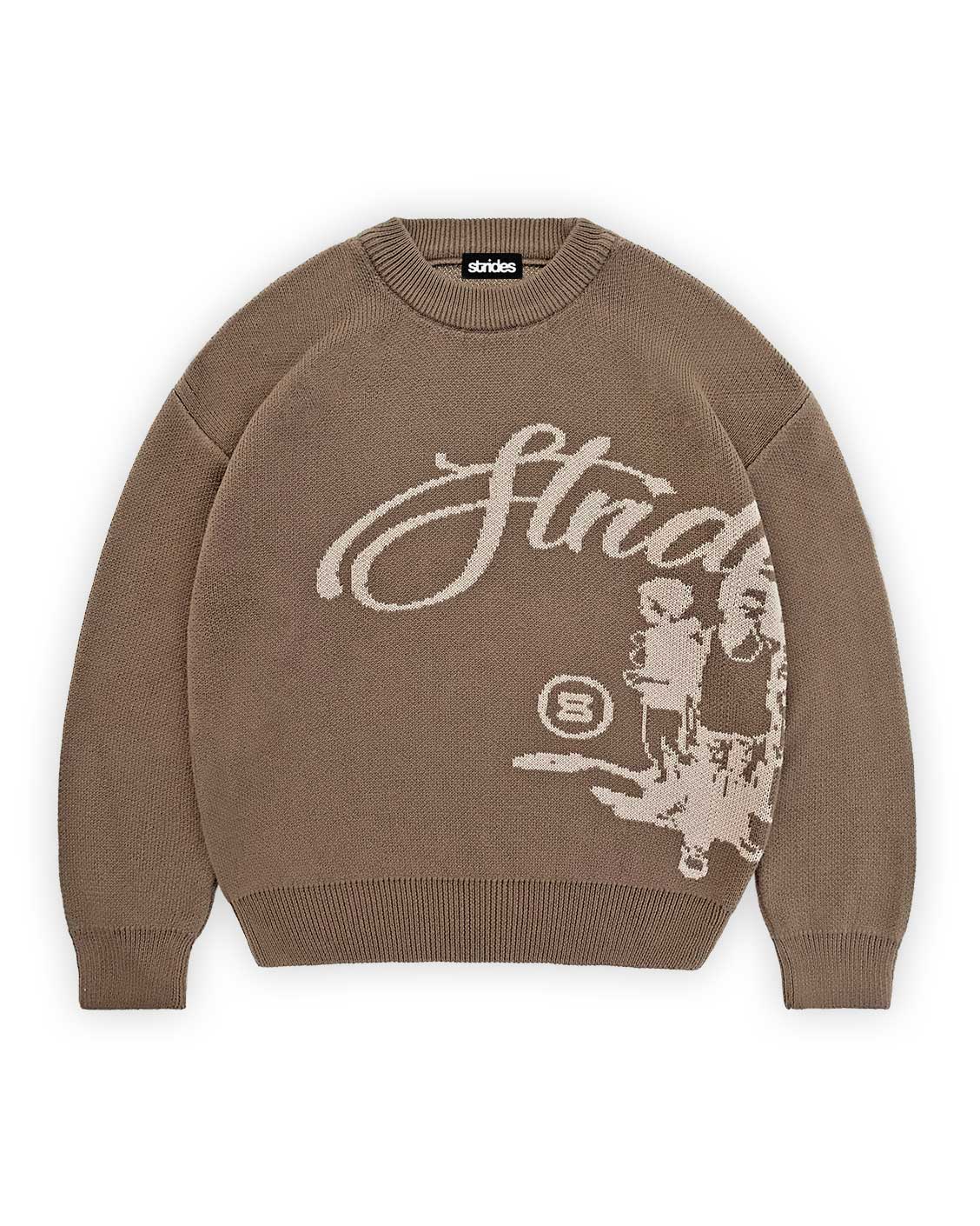 Echoes Knit Sweater Brown