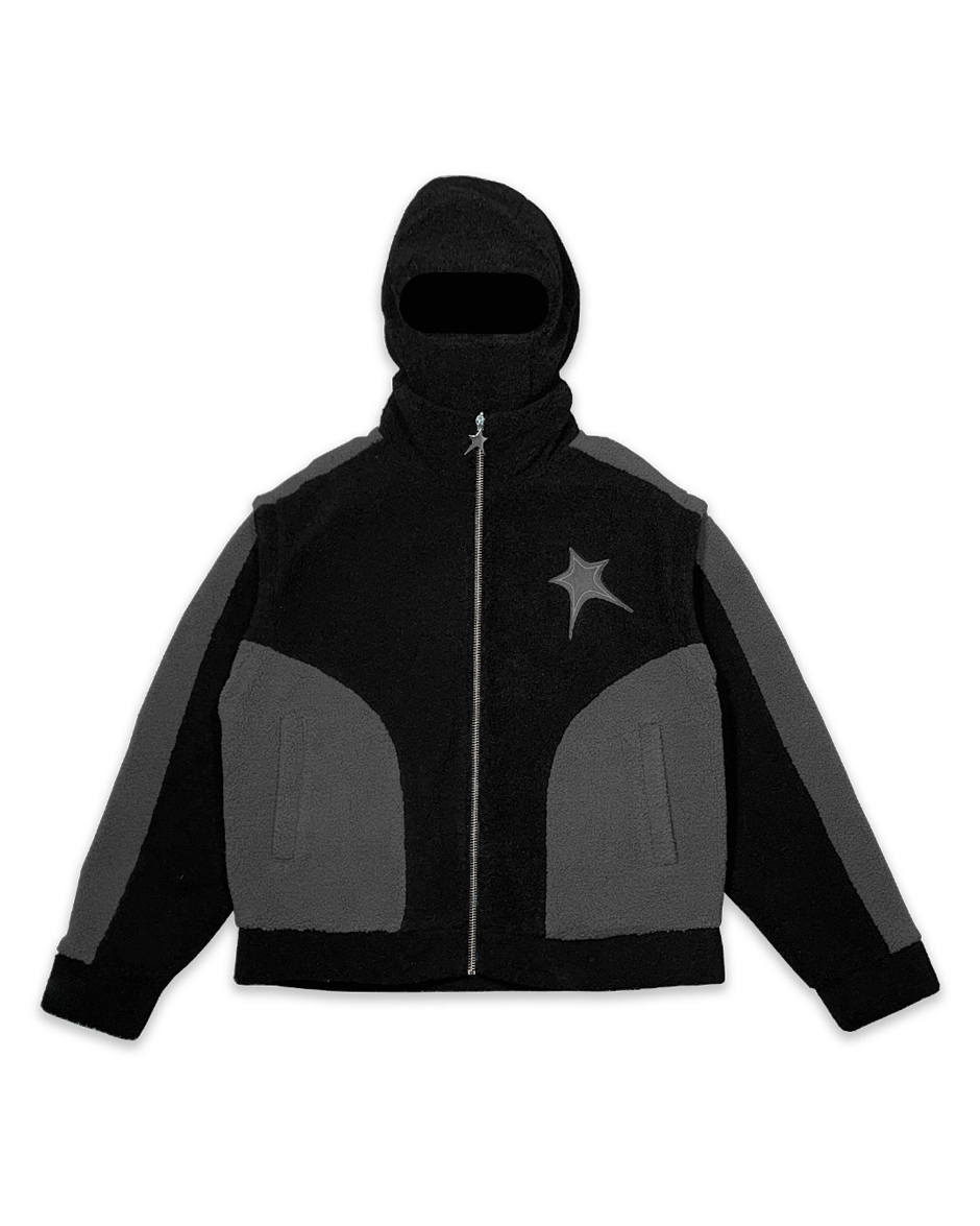 Detachable Fleece Black